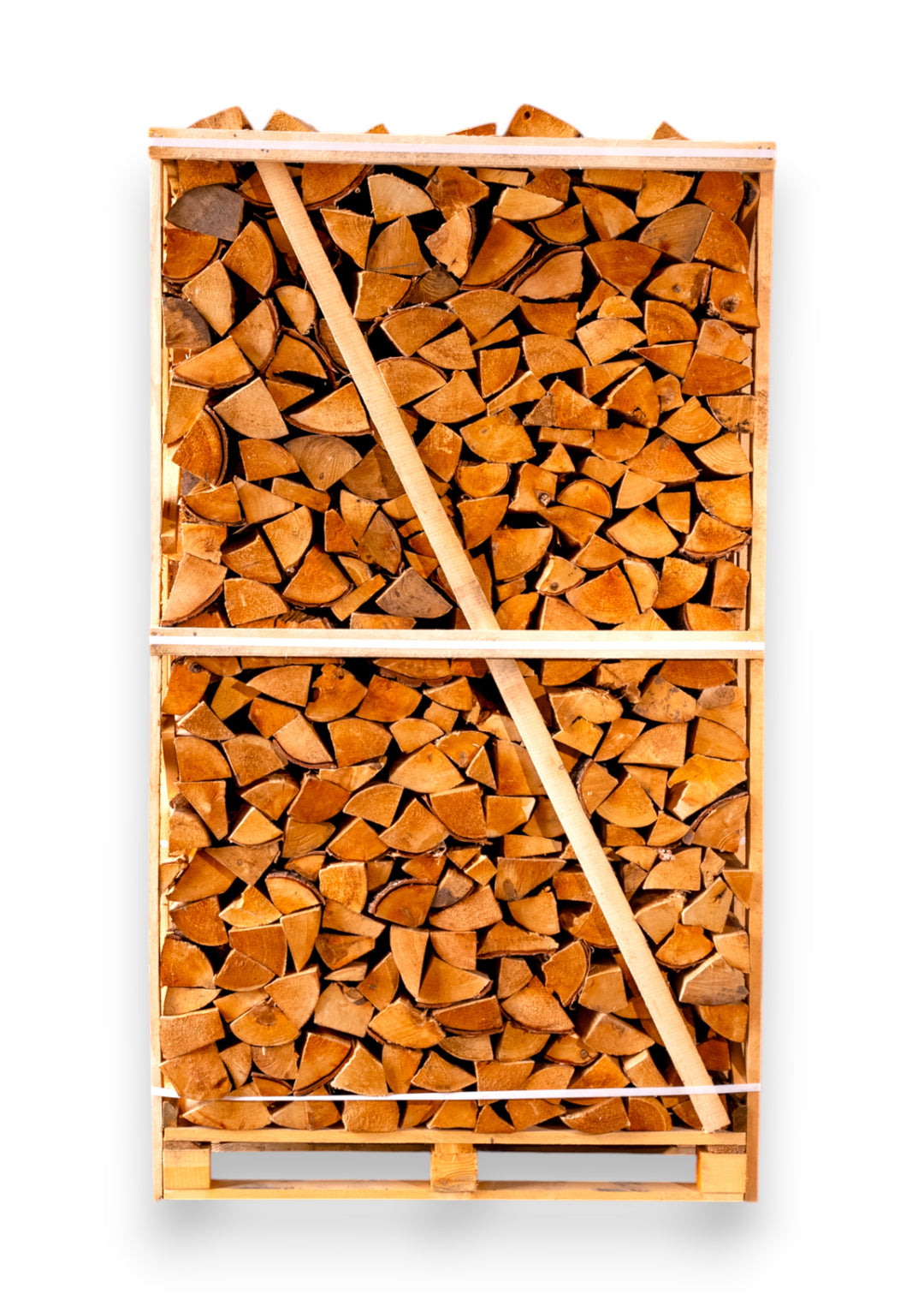 Džiovintos beržo malkos medinėje dežėje ( 1.8 erdmetrio)