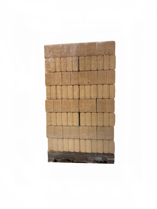 Spygliuočių medienos briketai (96 pakuotės po 12 vnt)